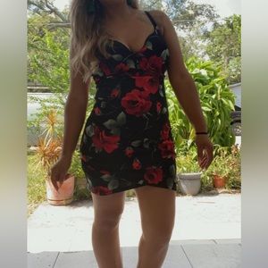 Night date floral Dress